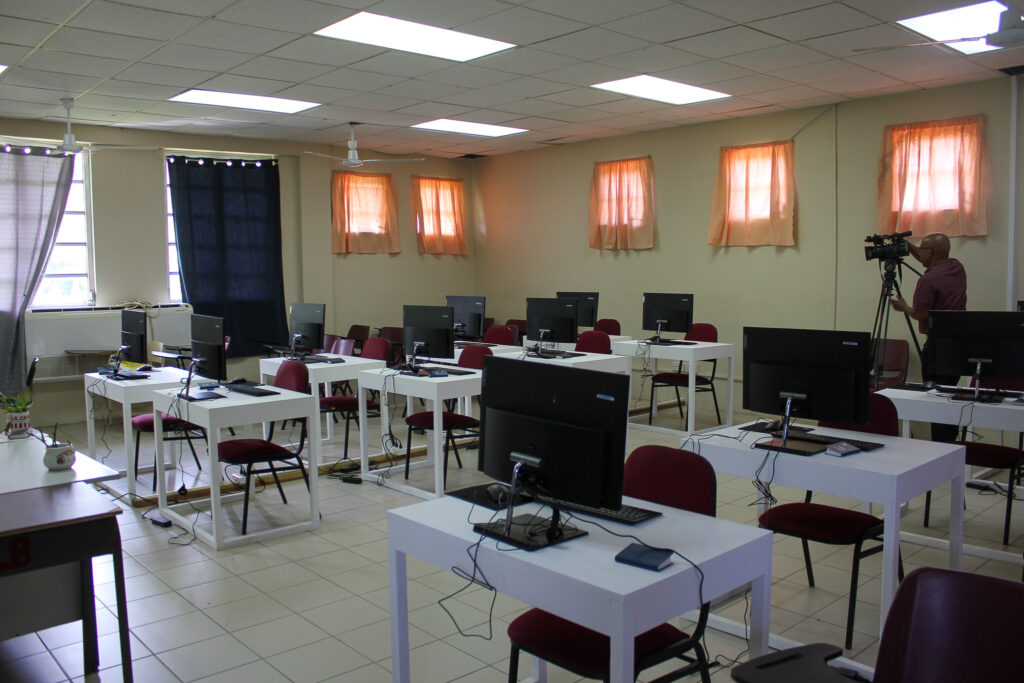 National Telecommunications Regulatory Commission (NTRC) hands over 65 computers to the Dominica State College