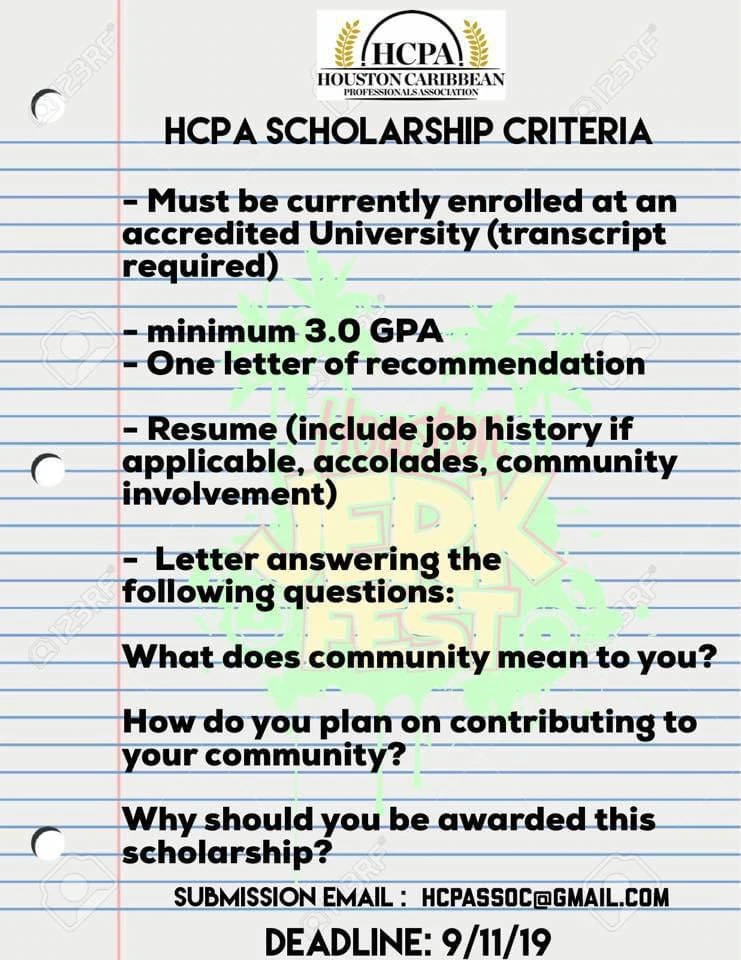 HCPA scholarship program participants