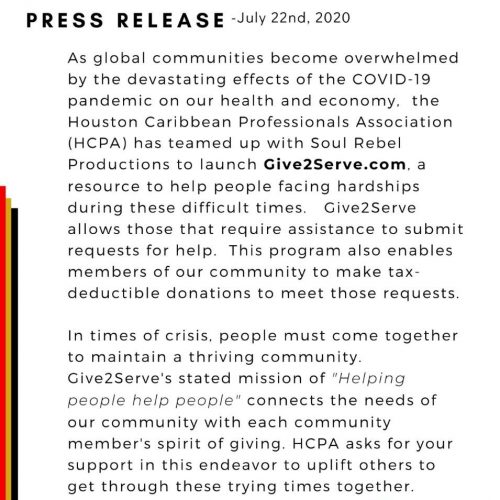 Give2Serve Press Release